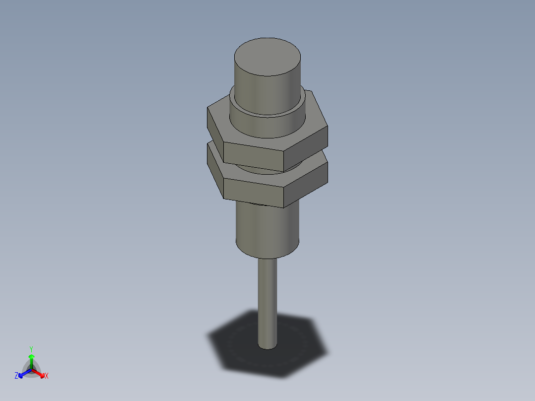 接近开关PR12-4-ts1主视图