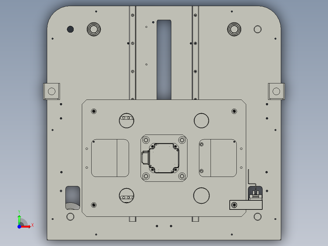 载具移动模组前视图