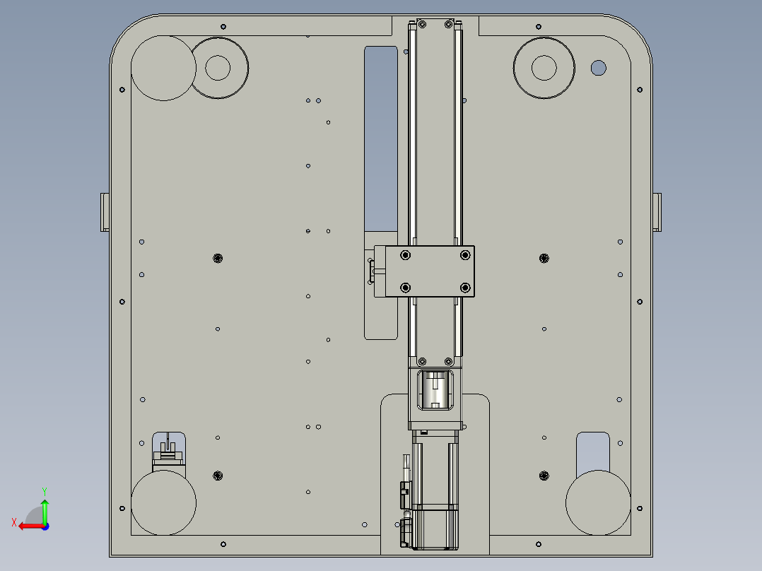载具移动模组后视图