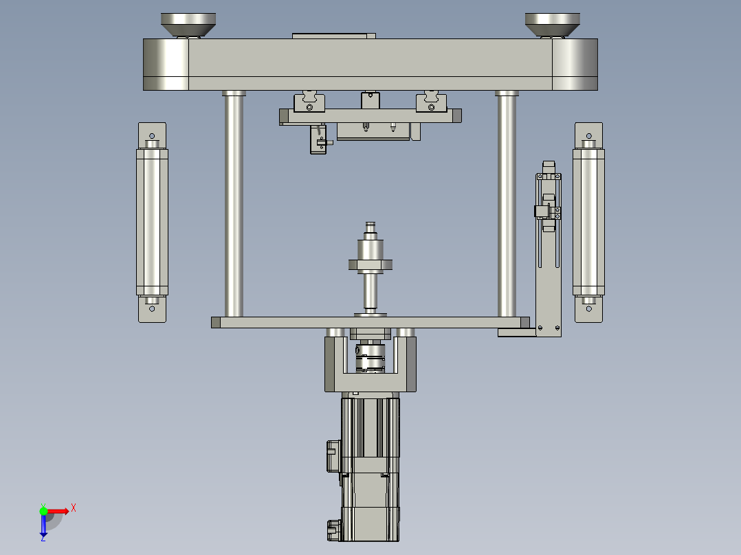 载具移动模组俯视图