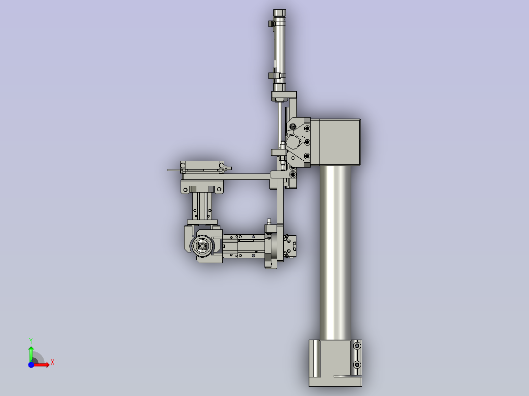 中节双联翻转搬运前视图