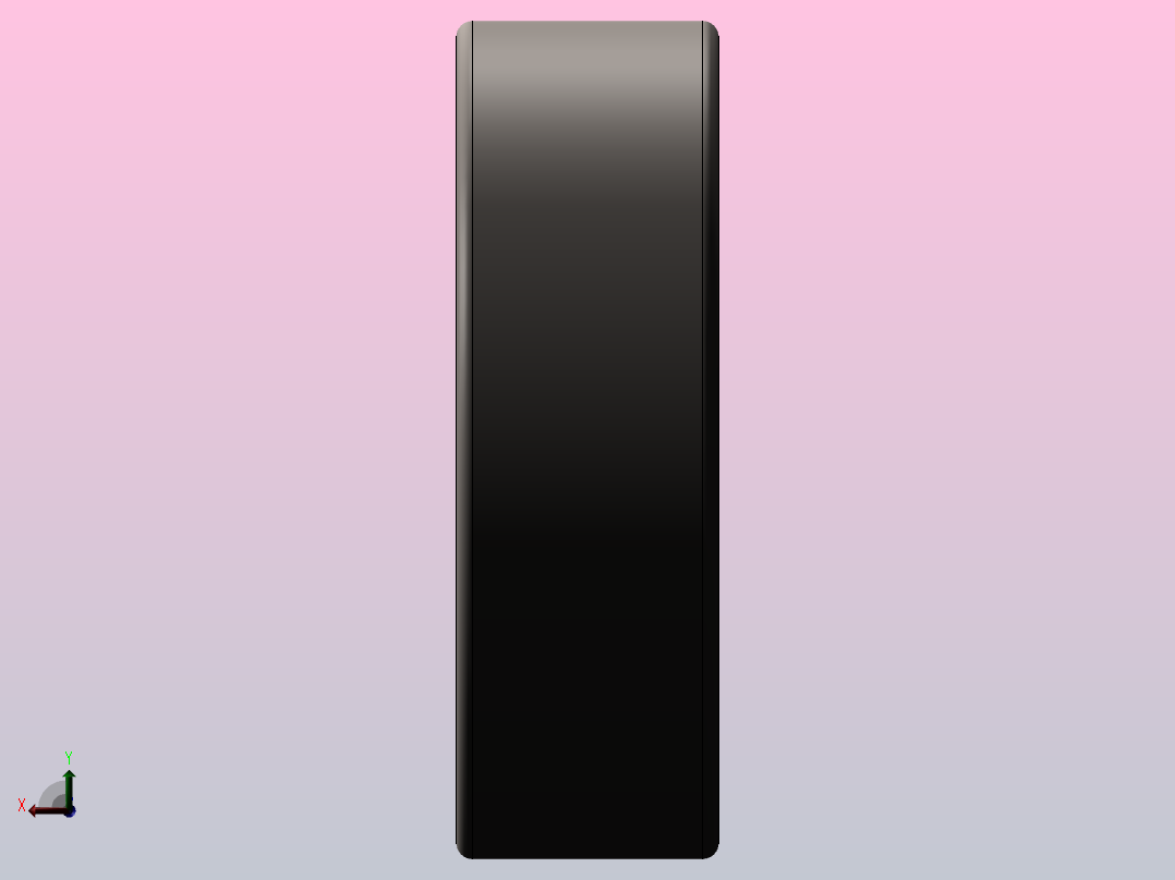 D = 24mm毫米V型槽轮+轴承+机芯右视图