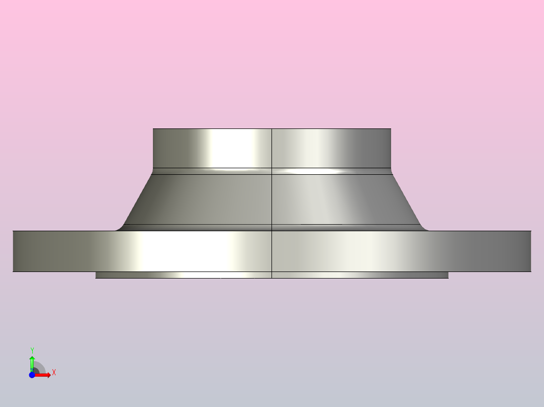 JB_T82.2-1994凹凸面对焊钢制管法兰100-40B-1前视图