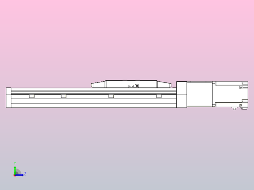 滚珠丝杠直线轴内置导轨TPA-GCR-170-2510C-L250-M-M75-N3左视缩略图