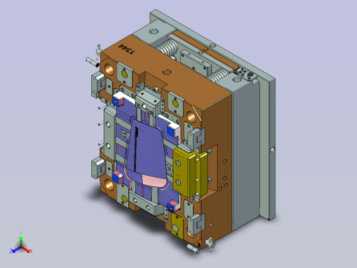 一款经典的汽车内饰热流道模具