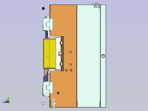 一款经典的汽车内饰热流道模具右视缩略图