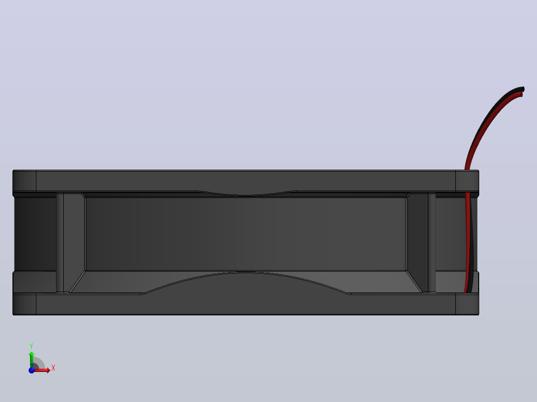 8cm PC 风扇前视图