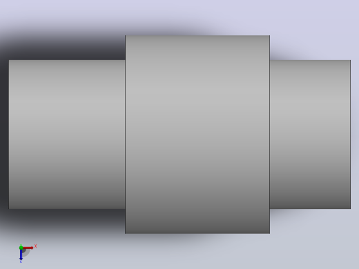 Solidworks中的轴流泵俯视缩略图