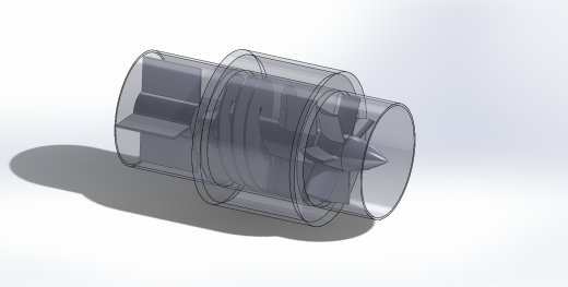 Solidworks中的轴流泵缩略图