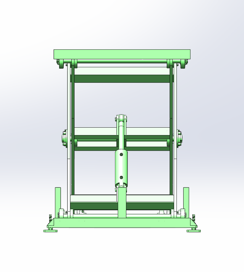 液压剪叉式升降机（SW+CAD+说明书）