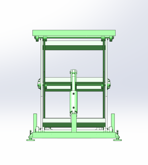 液压剪叉式升降机（SW+CAD+说明书）缩略图