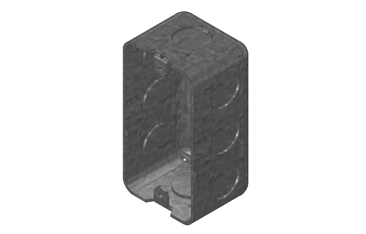 Caja Metálica 4英寸x 2英寸(导管)预埋暗盒暗装暗盒插座预埋