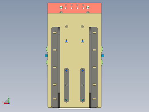 夹紧机构，水平调节机构 step后视缩略图