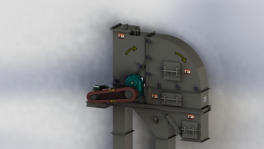链斗升降机核心结构三维建模图纸 SOLIDWORKS设计缩略图