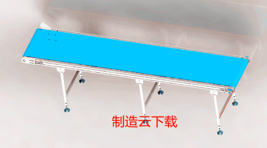 输送线、输送机3D模型缩略图