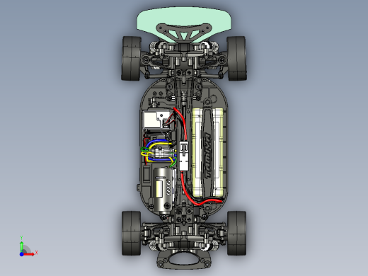 田宫tamiya tt-01 type-e底盘设计图纸前视缩略图