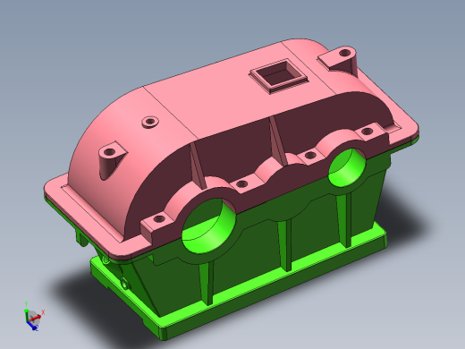 高固有特性的减速器箱体结构设计