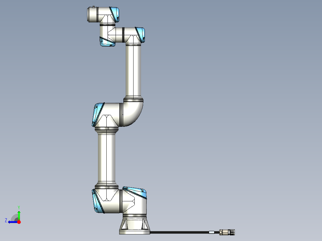 数模-UR5E右视图