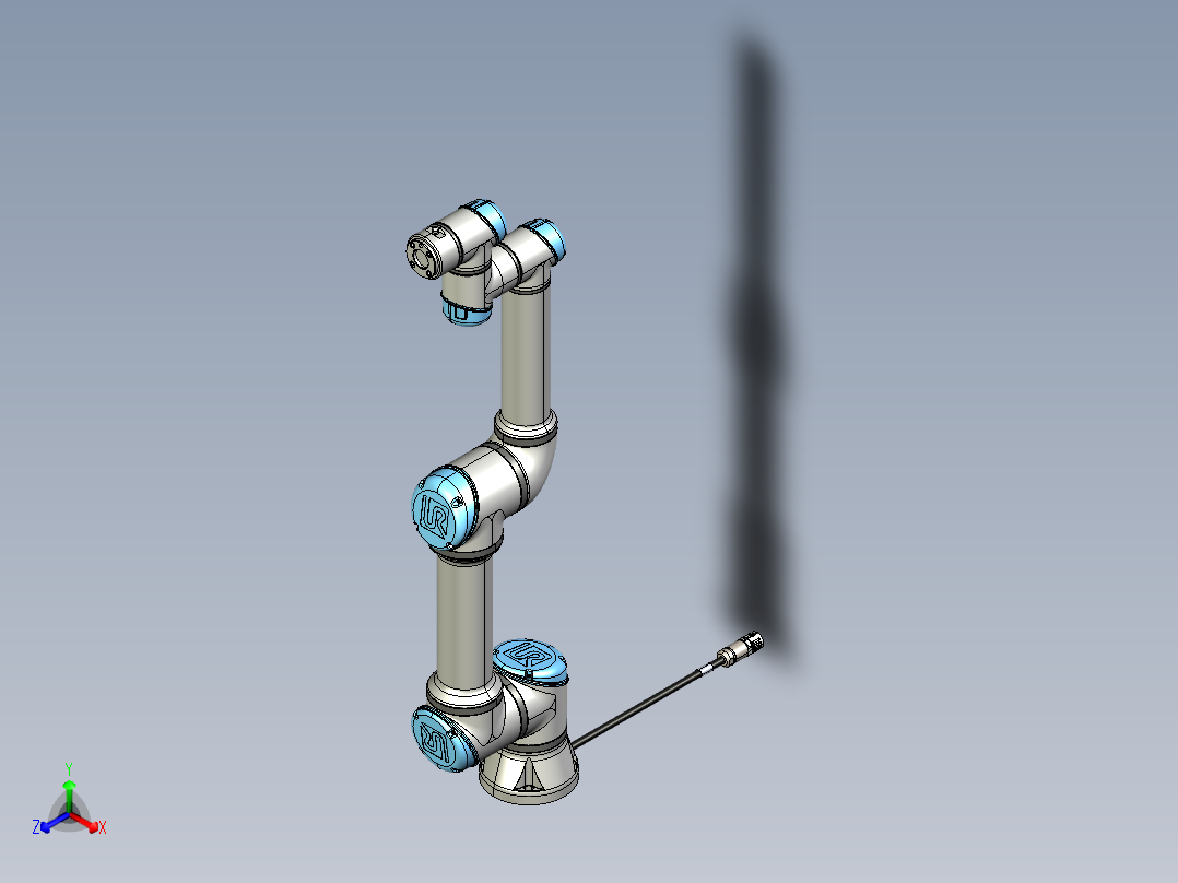 数模-UR5E正等轴测图