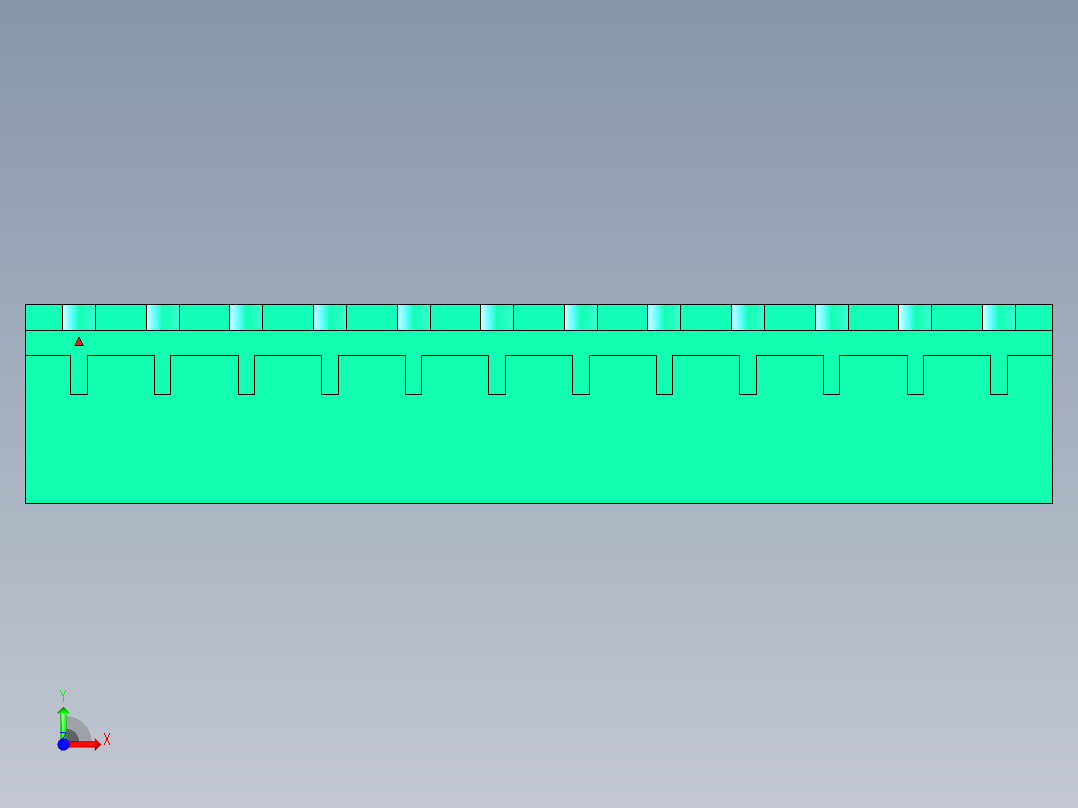 DEGSON 2EDG 系列 5.08mm 可插拔接线端子组-2EDGRC-5.08-12P-14-00AH前视图