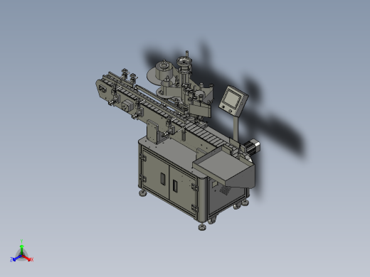T21100全自动立式圆瓶贴标机