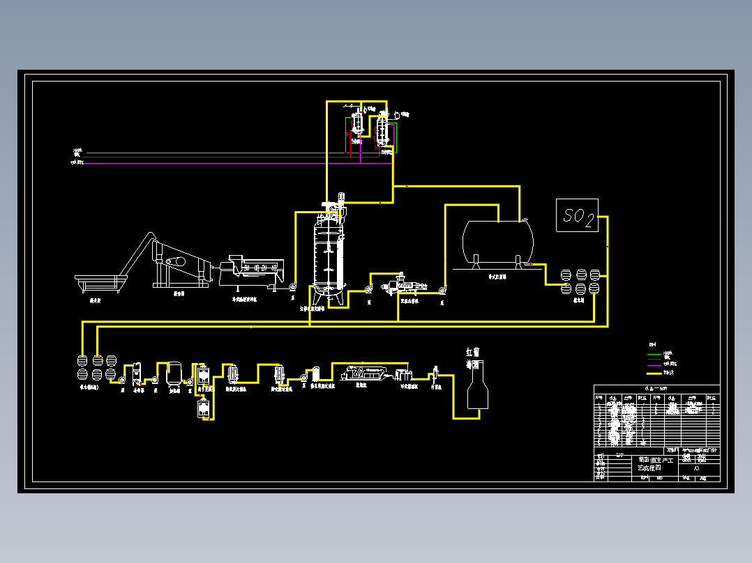 年产5000吨葡萄酒工艺及车间设计