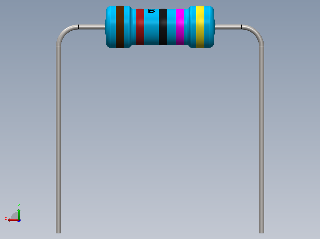 电容器 二极管 电阻器-Resistor 47K Ohm 1 Watt后视图