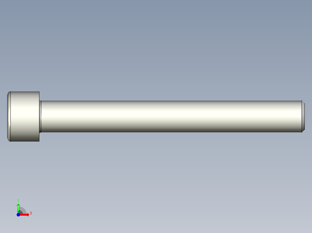 内六角螺钉-BOLT-M12-100-50-12-19-12-R1.2前视图