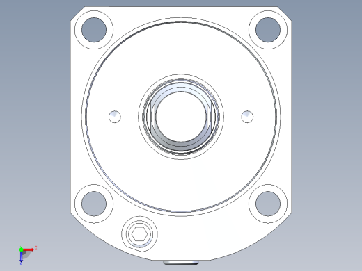 KOSMEKLC0752-GxM-E多系列多零件图纸模型俯视缩略图