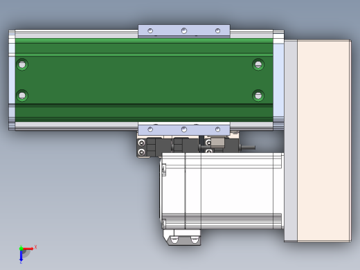 MTH丝杆半封闭模组MT75BS-BR-57俯视缩略图