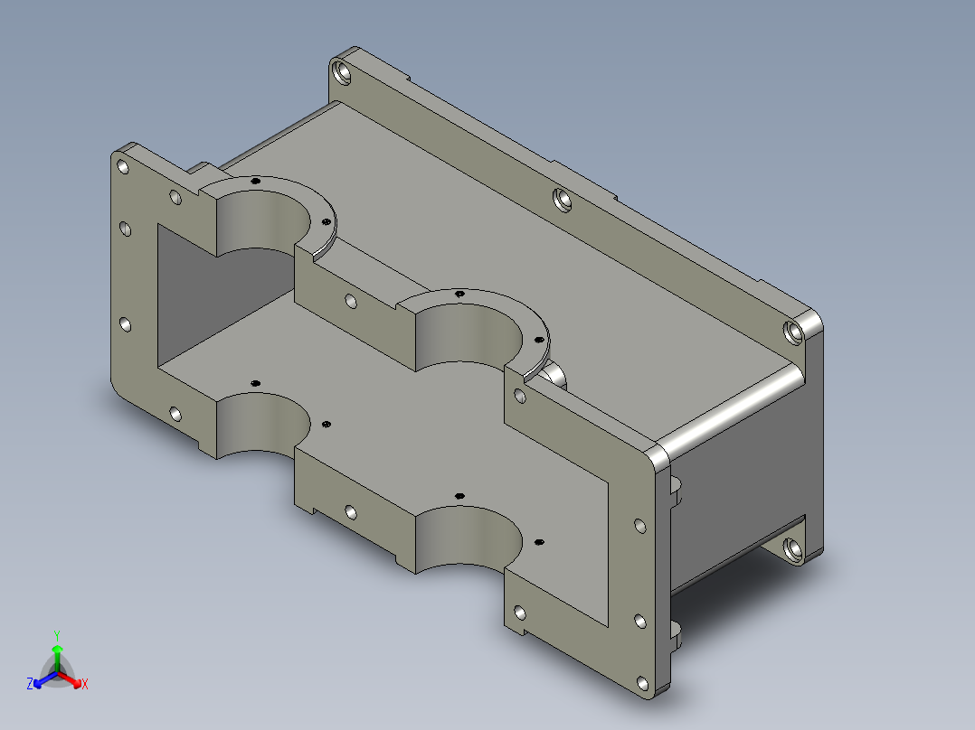 三维正等轴测图