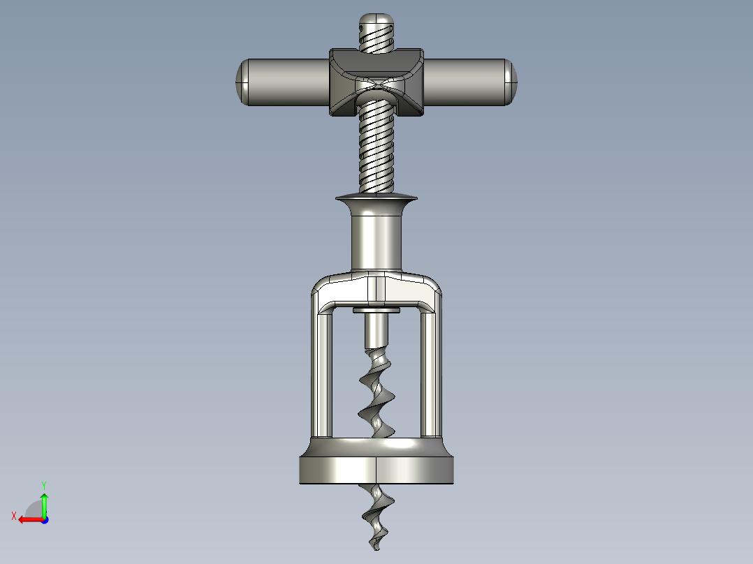 螺旋开瓶器10后视图