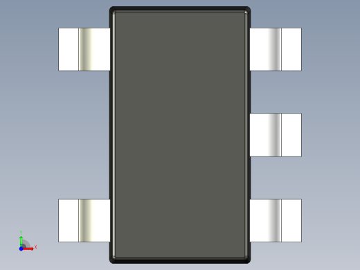 元器件3D封装SOT23-5162前视缩略图