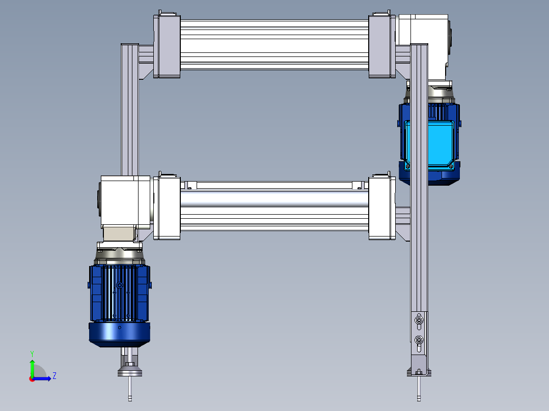 平皮带560×560mm左视图