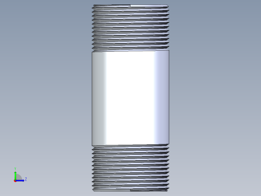 聚氯乙烯配件33-Sch80_Nipple_MPTxMPT_861-173_1.25in x 4in左视缩略图