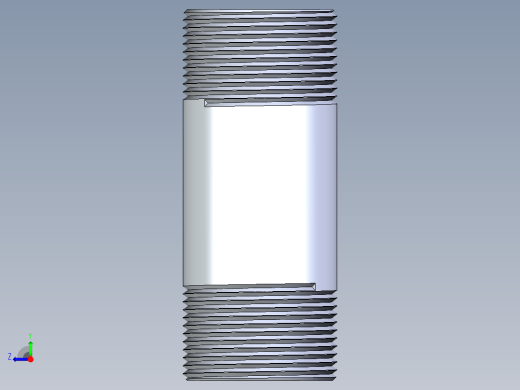 聚氯乙烯配件33-Sch80_Nipple_MPTxMPT_861-173_1.25in x 4in右视缩略图