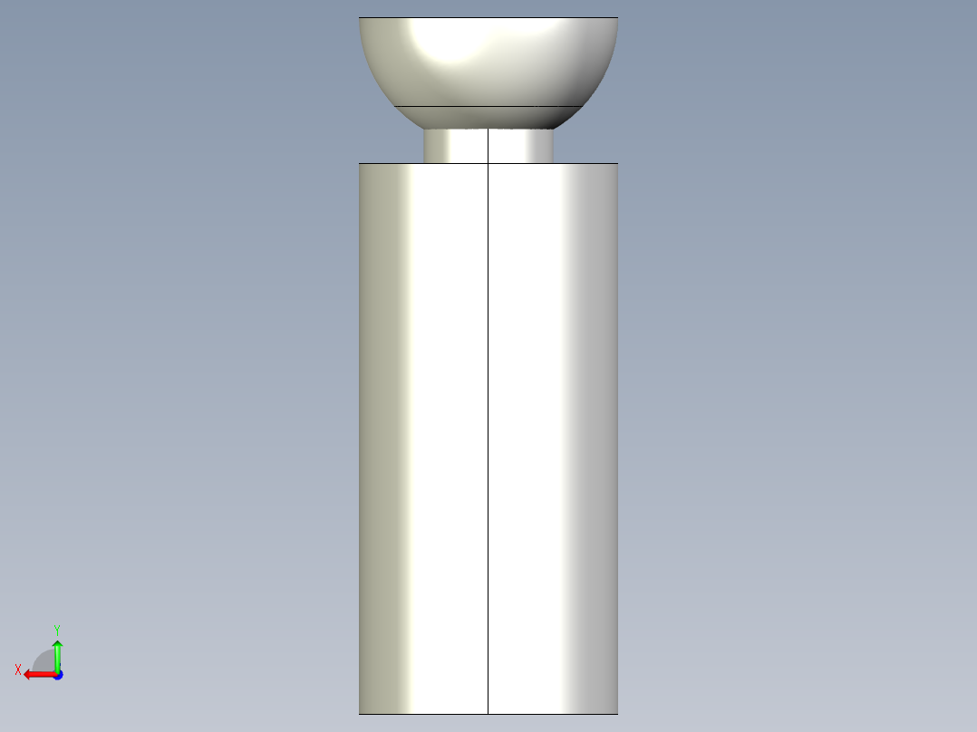 搖擺螺絲(C型)BJ736-C-3D多系列多零件图纸模型后视图
