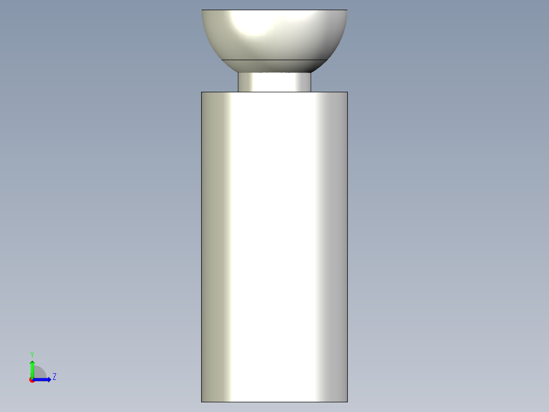 搖擺螺絲(C型)BJ736-C-3D多系列多零件图纸模型左视图