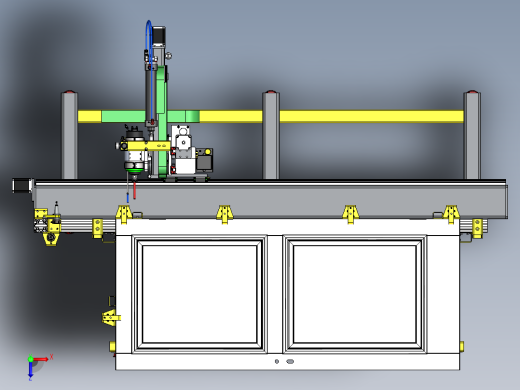 数控门铣床 CNC控制器俯视缩略图