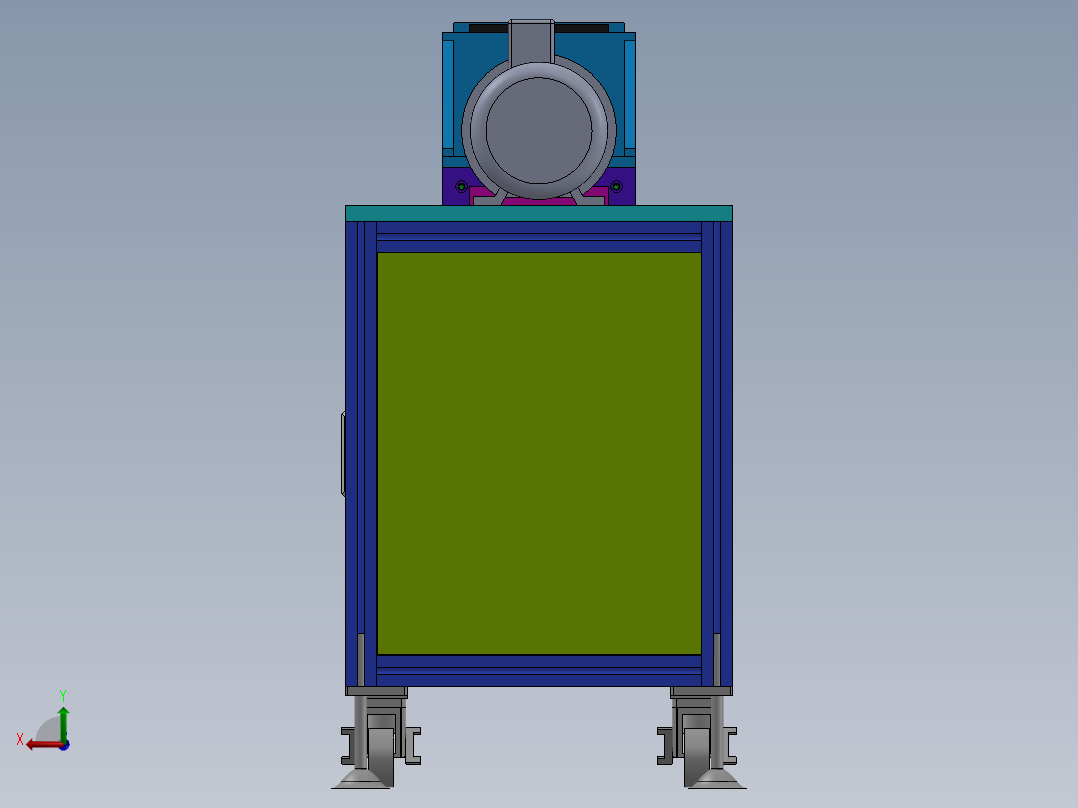 台式旋铆机sw18可编辑后视图