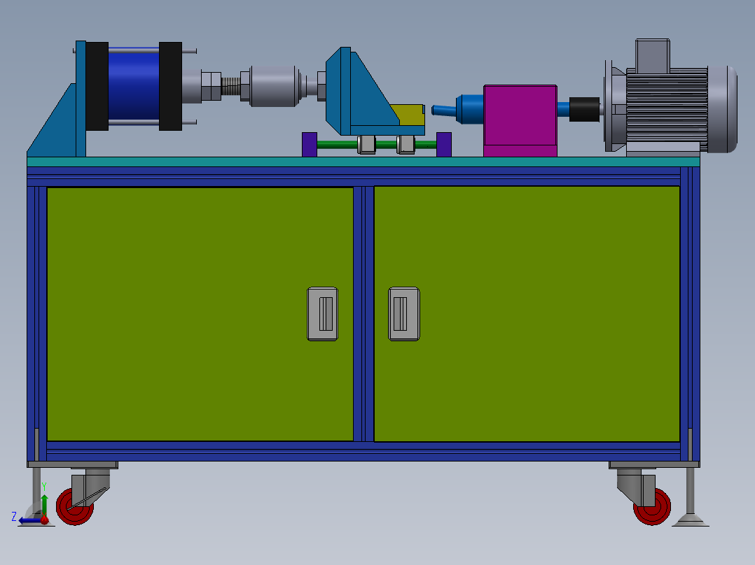 台式旋铆机sw18可编辑右视图