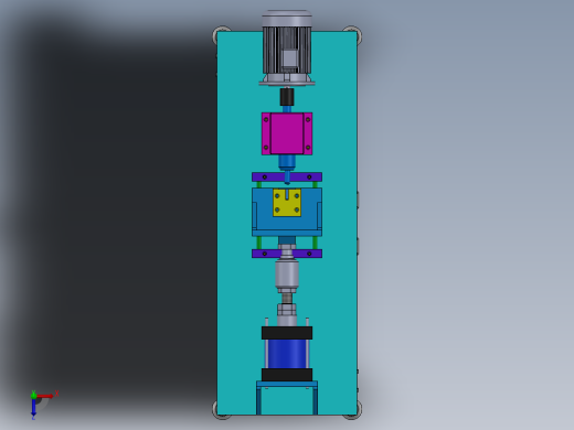 台式旋铆机sw18可编辑俯视缩略图