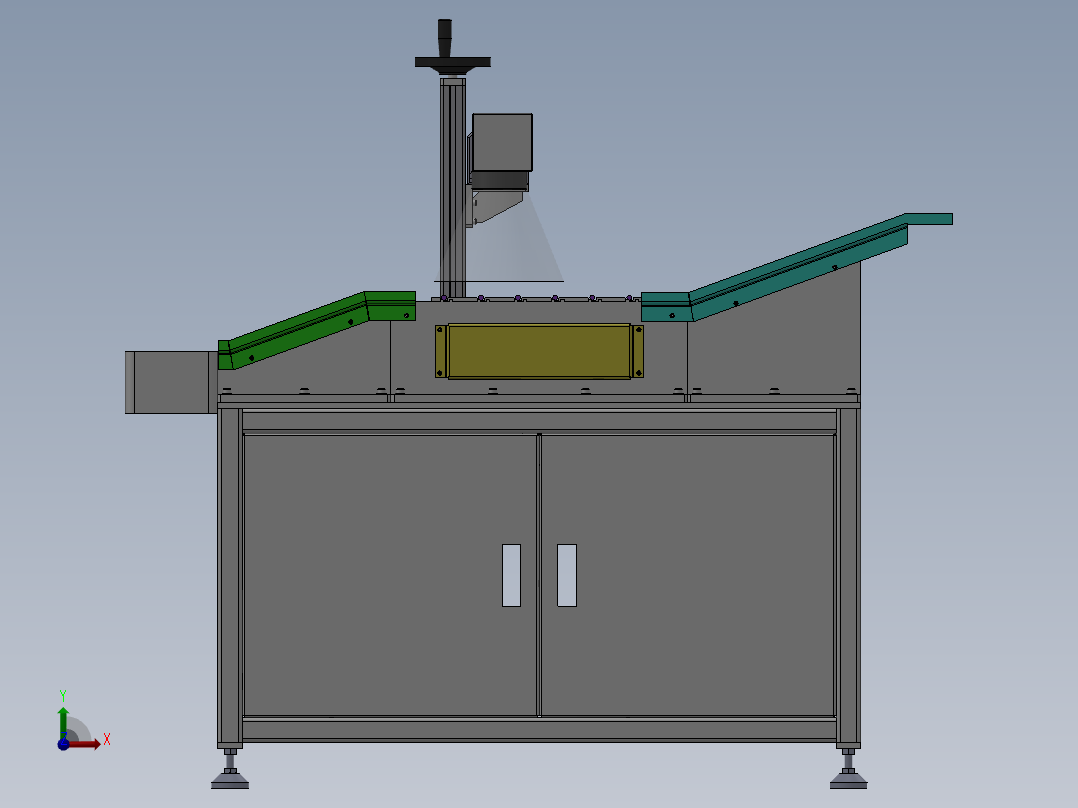 离心管激光打标机sw18可编辑前视图