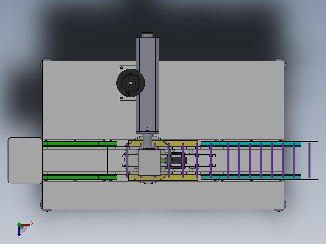 离心管激光打标机sw18可编辑俯视图