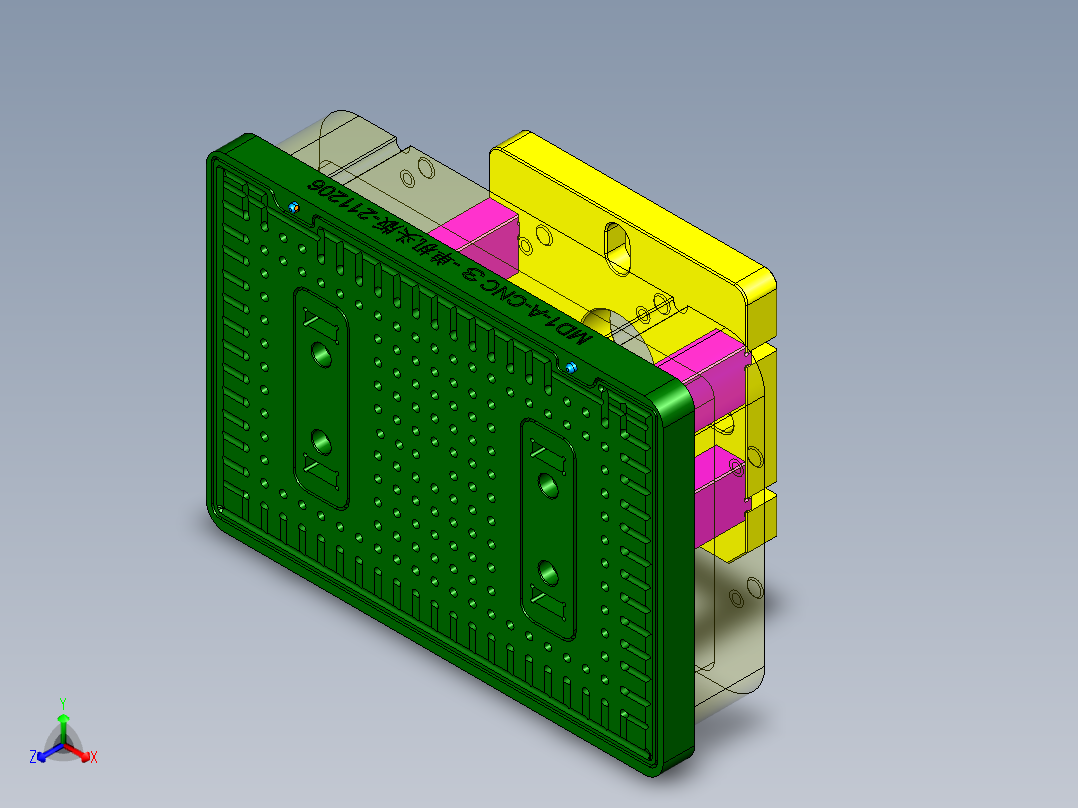 MD1-A-CNC3-笔记本CNC工装夹具三维模型单机头版-211207