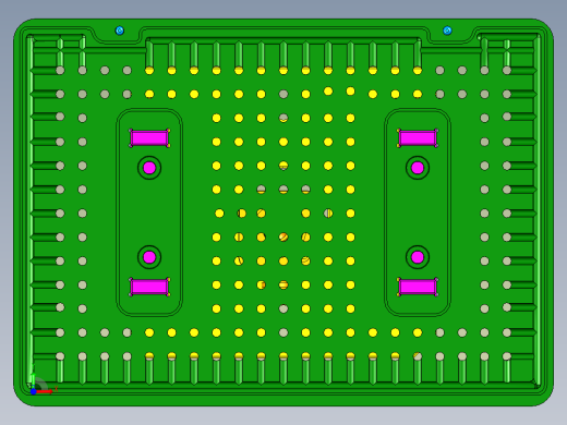 MD1-A-CNC3-笔记本CNC工装夹具三维模型单机头版-211207前视缩略图
