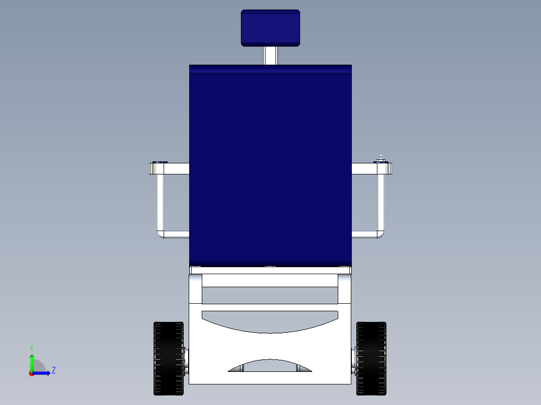 B3003362-电动轮椅左视图