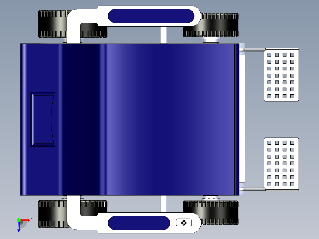 B3003362-电动轮椅俯视图