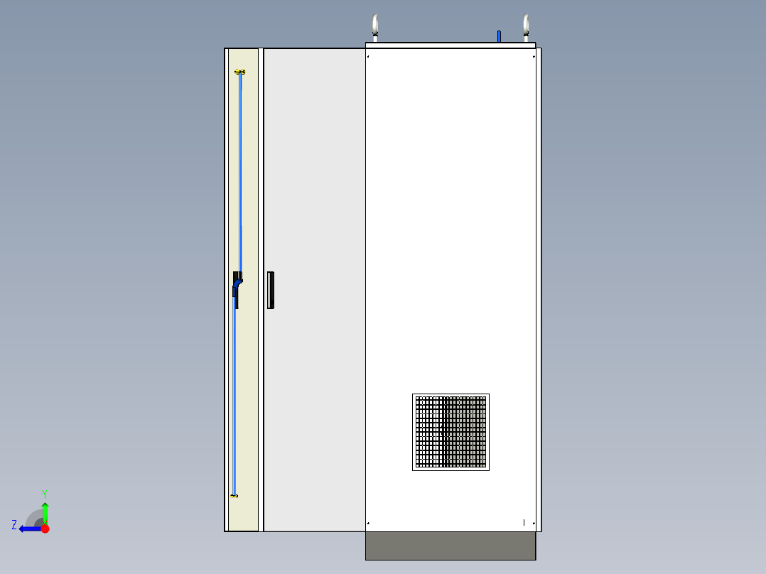 万能断路器刀开关plc控制柜 54891右视图