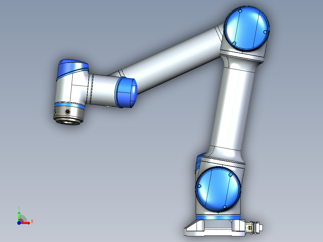 新松5KG-910MM协作机器人关节可活动前视图